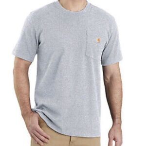 Carhartt gray men's pocket tee shirt loose fit size 2XL